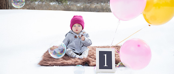 Baby, Bubbles and Balloons