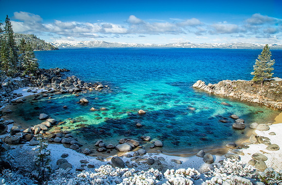 Fresh snow on Secret Cove